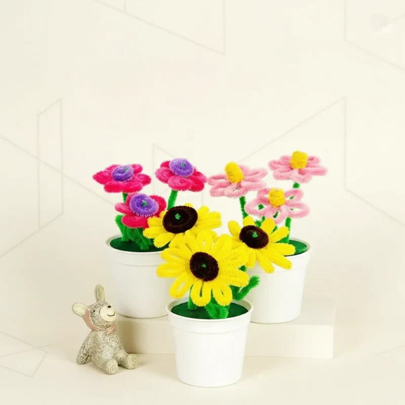 CraftBloom – Bunt & Kreativ – DIY-Blumentopf-Bastelset