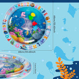 TinyWave – Fröhlich & entwicklungsfördernd – Sensorische Wassermatte für Babys