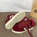 UrbanStep – Trendy & bequem – Bordeauxrote Sneaker