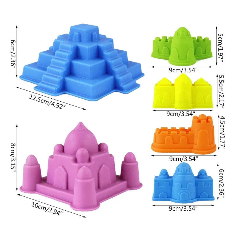 Sand Castle Kit™ – Sandspaß Bauspaß – Sandburgen-Set