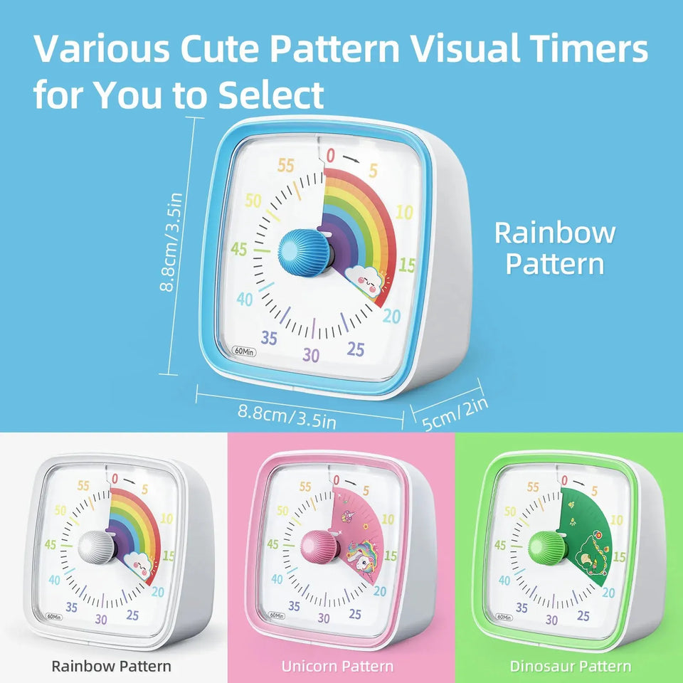 Visual Timer – Farbenfroh & Ruhig – Timer für Kinder