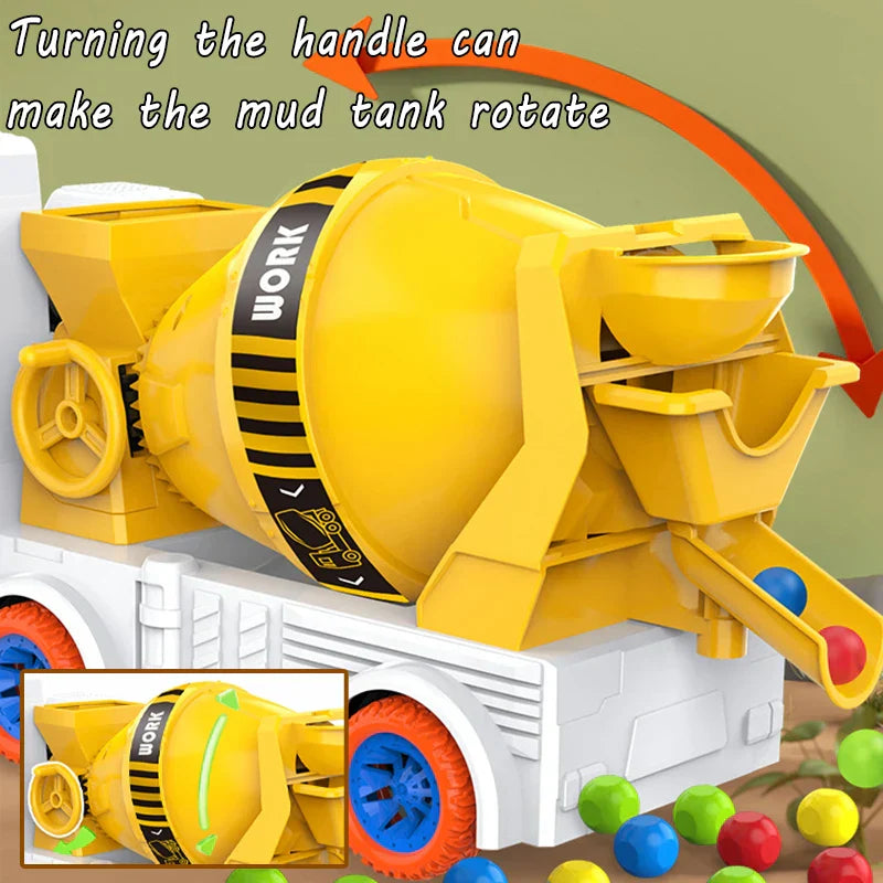 Power Mixer Truck™ – Dreh- und Bauspaß - Spielzeug-Baufahrzeug