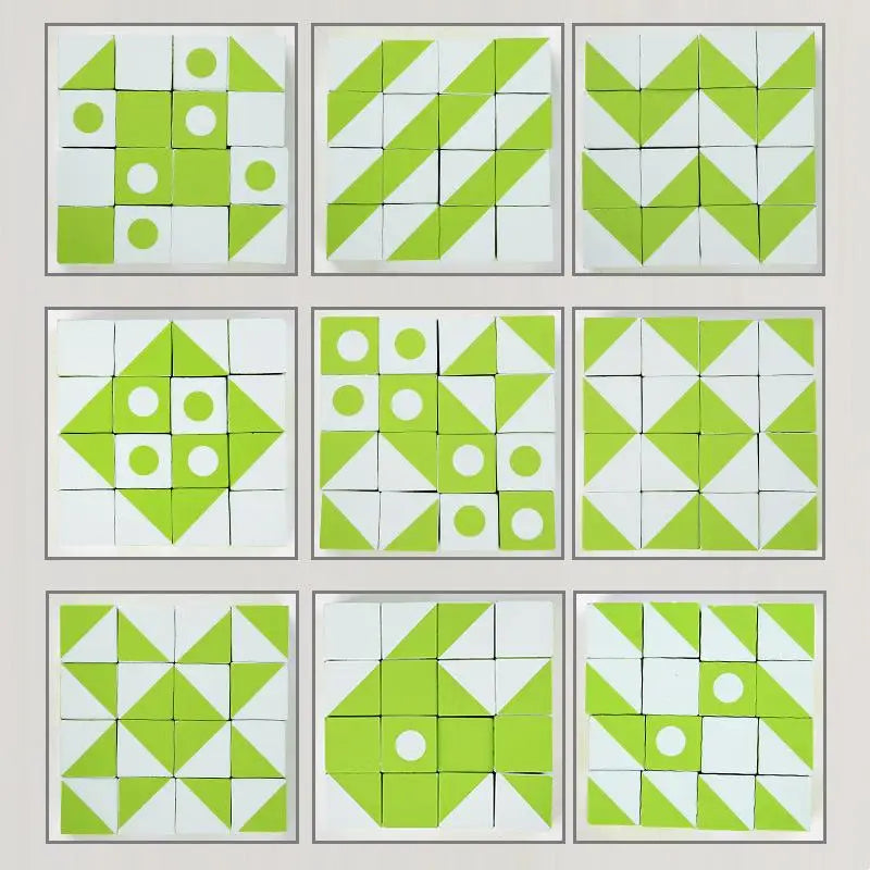 BrainBlocks™ – Schlank & kreativ – Geometrisches Denkspiel aus Holz