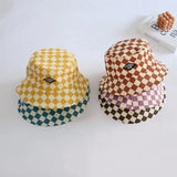 Bucket Hat – Niedlich & schützend – Kinderhut mit Karomuster