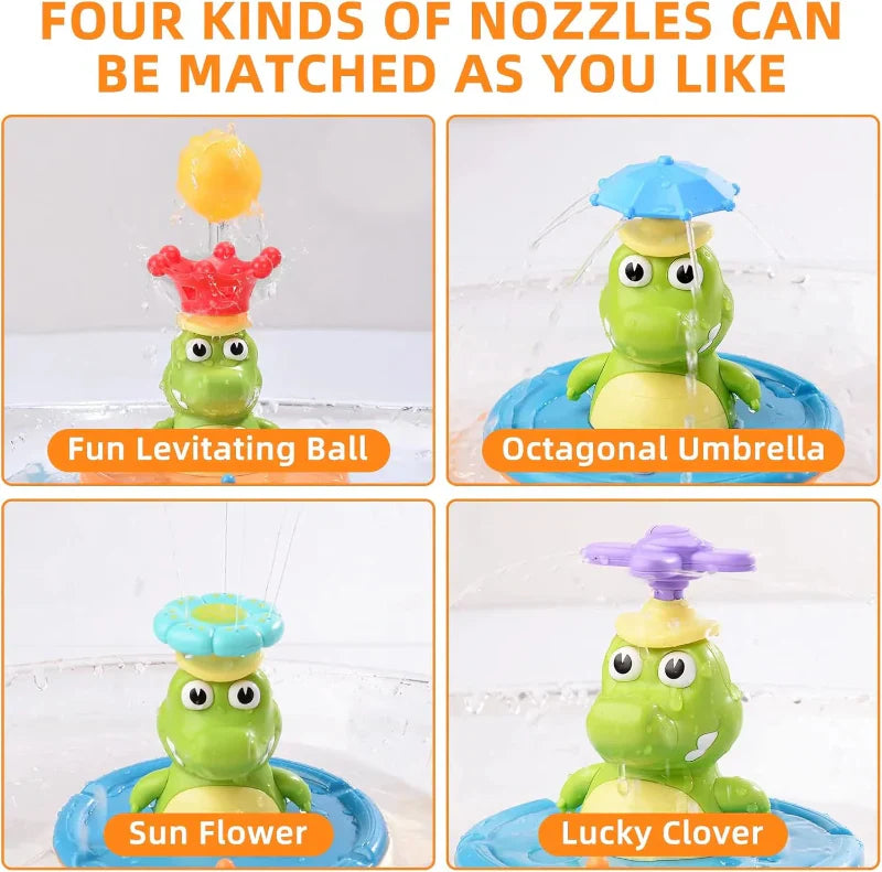 Light Up Crocodile Bath Toy – Interaktiv & Wasserspaß – Krokodil-Brunnen-Badespielzeug