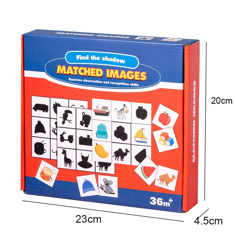 Shape Match Puzzle™ – Finde den Schatten - Sortierpuzzle aus Holz