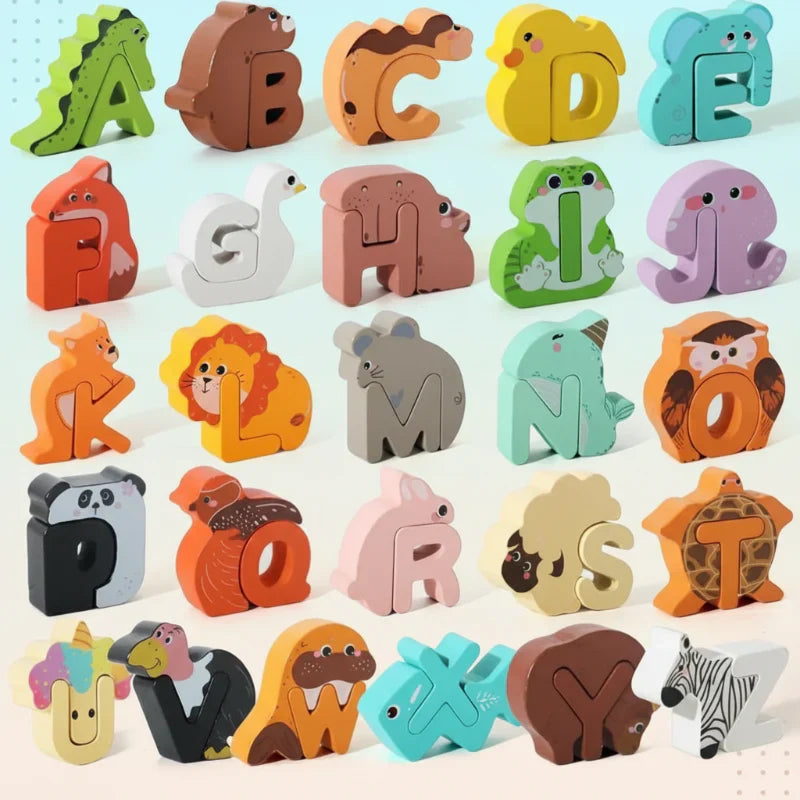 ZooLetters – Spielerisch & lehrreich – Tier-Alphabet-Puzzle für Kinder