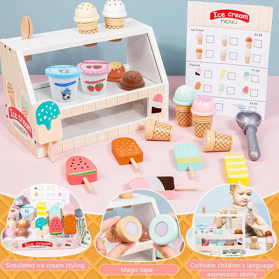 Ice Cream Playset™ - Kreativ und lehrreich - Eiscreme-Spielset