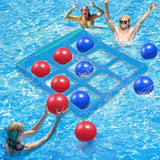 Pool Tic Tac Toe – Bunt & lustig - Pool Vier in einer Reihe Spielset