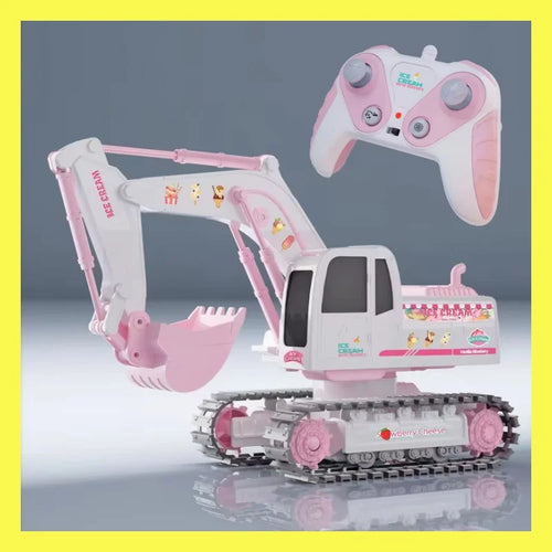 Pink Power Digger™ – Baggerparty für Mädchen - RC-Bagger