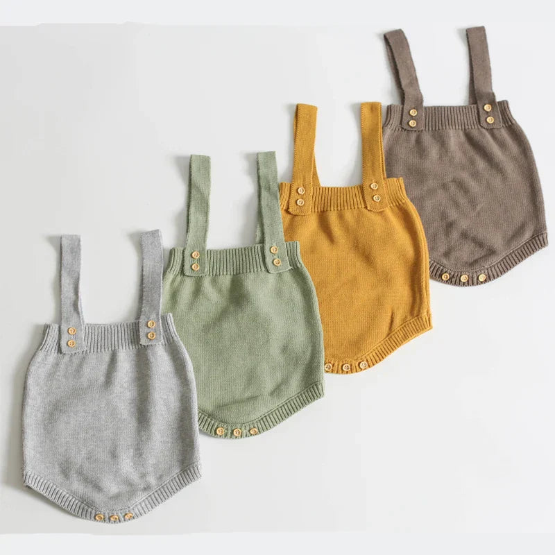 Mini Fashion™ - Süßer gestrickter Babystrampler