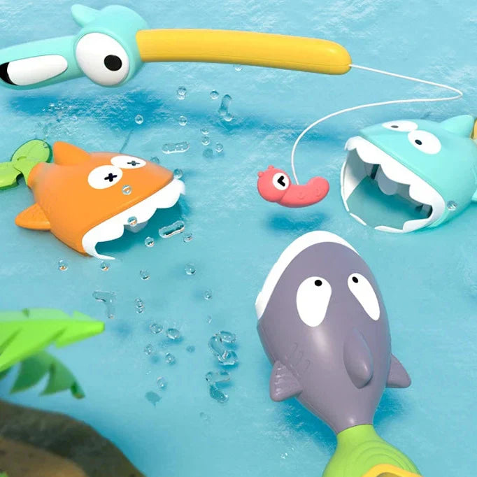 Splash & Catch™ - Fischen & Planschen - Angelrutenset im Bad