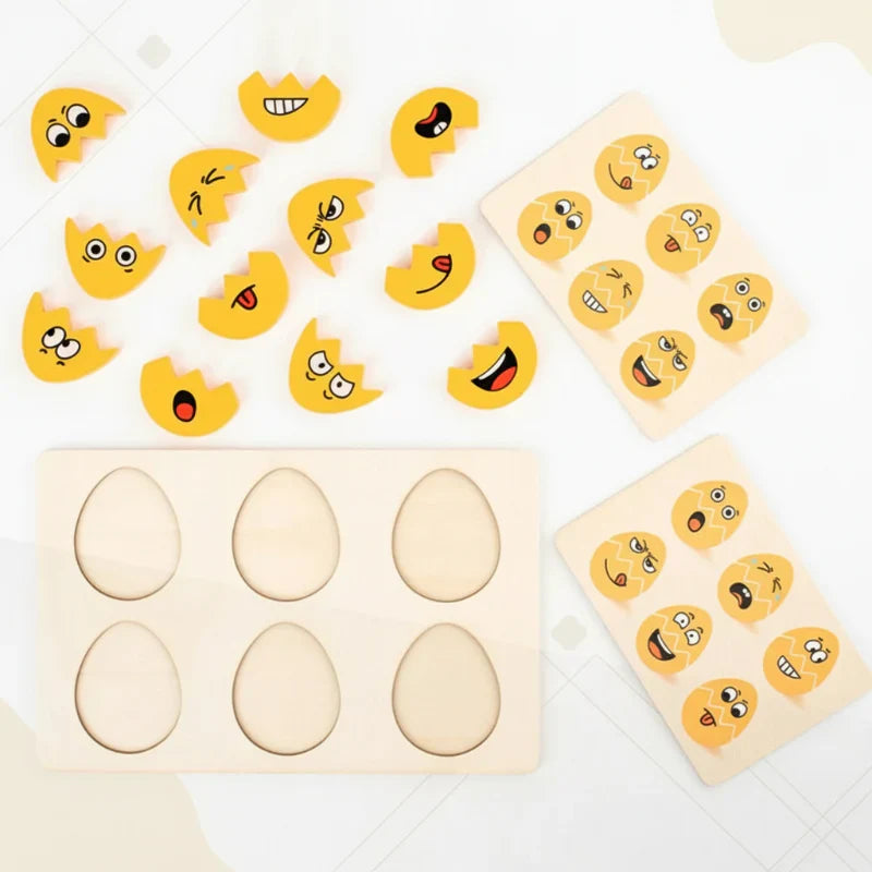 ExpressEggs – Umgang mit Emotionen lernen – Gesichtsausdruck-Puzzle