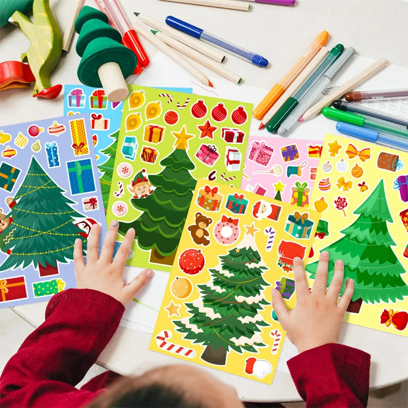 Xmas Tree Stickers™ - Bauen Sie Ihr eigenes Weihnachtswunder - DIY Stickers