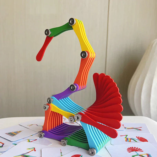 Folding Brain Toy™ – Denken und Spielen – Faltpuzzle aus Holz