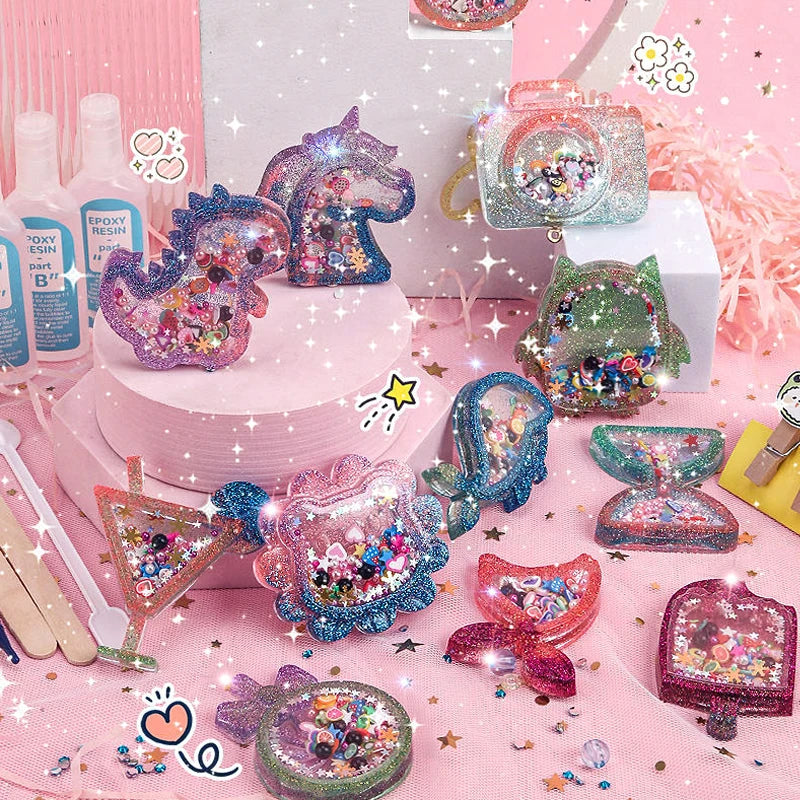 DIY Crystal Keychain Kit – Kreativ & Verspielt – Bastelset für Schlüsselanhänger