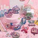 DIY Crystal Keychain Kit – Kreativ & Verspielt – Bastelset für Schlüsselanhänger