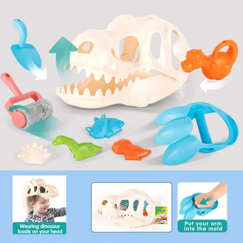 Dino Sand Set™ – Graben & Spielen – Dino & Sandspielzeug