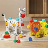AnimalFix – Verspielt & Clever – Holztiere-Werkzeugset