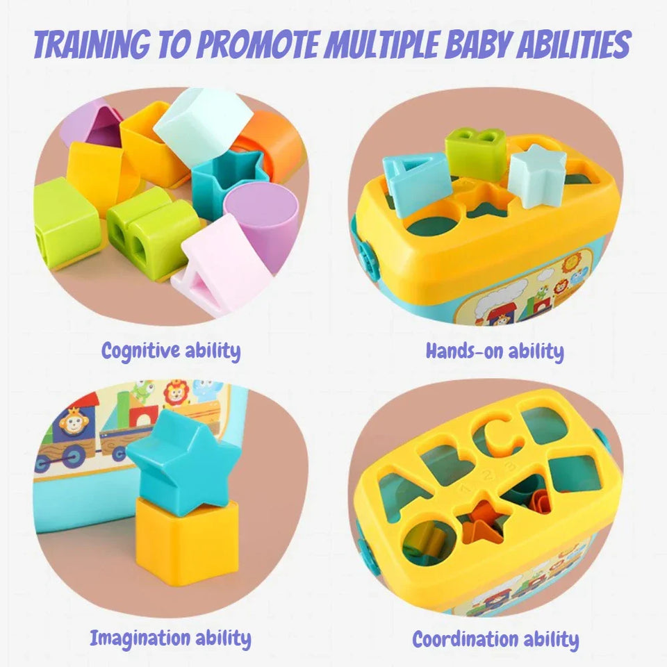 LittleGenius – Spielen & Lernen – Bunte Formen Sortierkorb