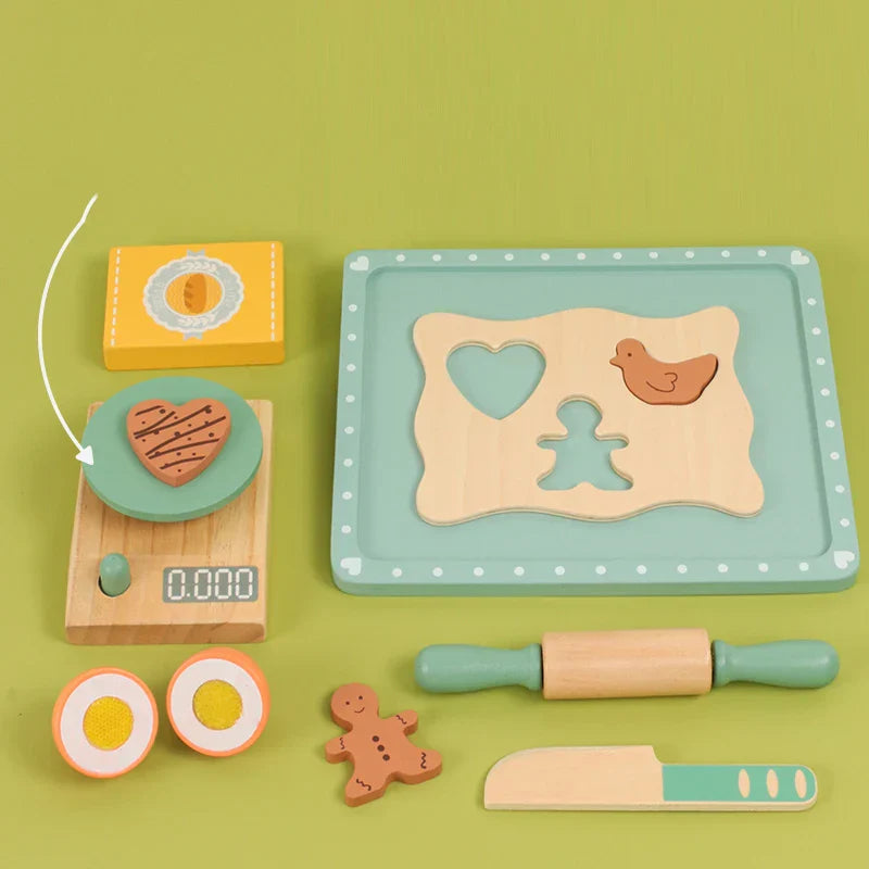 Woods™ - Kreativität und Geschicklichkeit fördern - Spielküchen-Set aus Holz