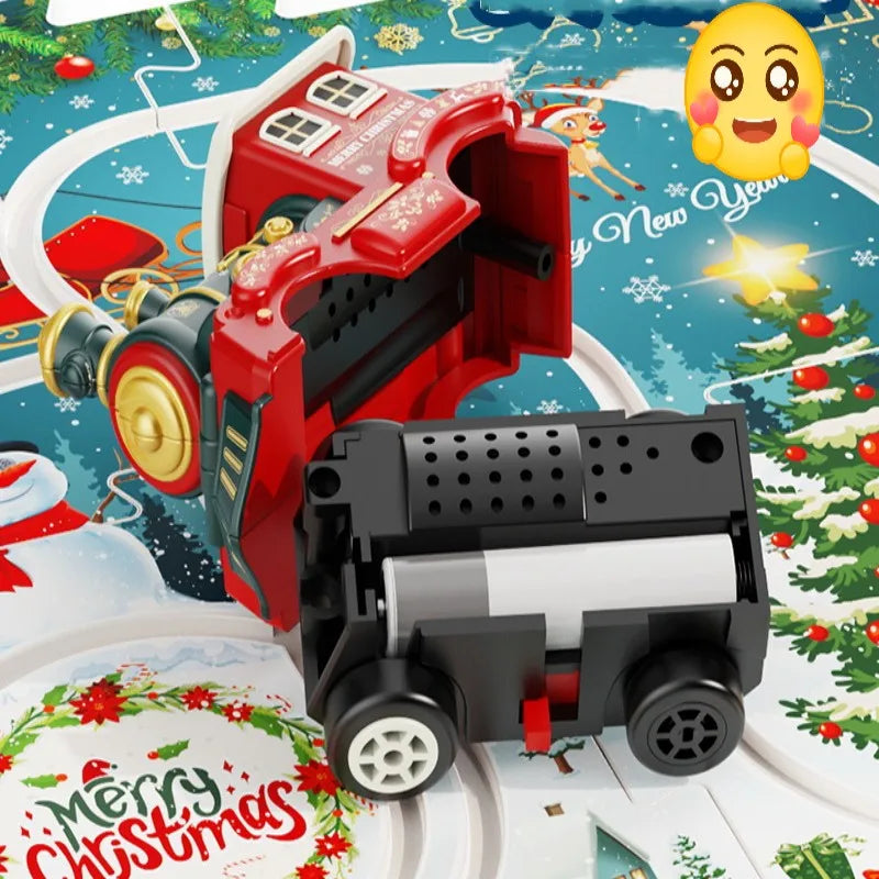 DIY Xmas Train Track™ - Bauen Sie Ihr eigenes Weihnachtswunderland - Weihnachtszug-Puzzle