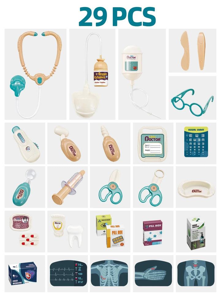 Mini Medic - Vorsichtig und klug - Arztwagen-Spielzeug-Set