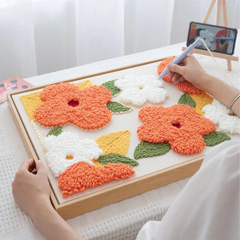 BloomCraft – Kreativ & Handgemacht – Stickerei-Starterkit