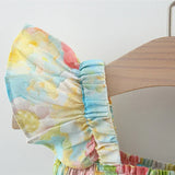 Mini Fashion™ - Sommerlicher Blumen-Chic - Sommerkleid Pfingstrose Druck