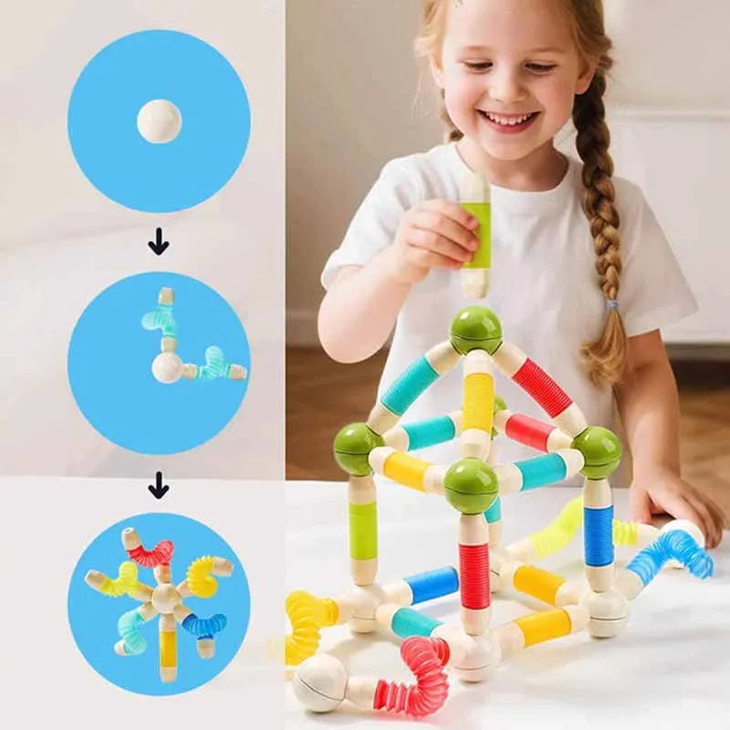 Magnetic Sticks - Endlos bauen – flexible Magnetstäbe