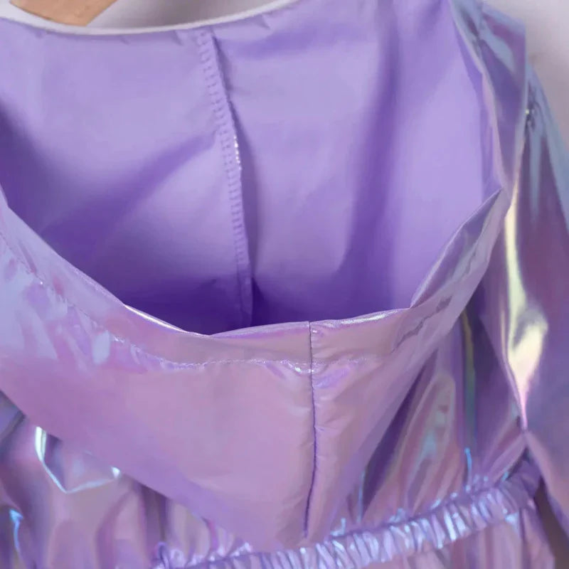 LumiBreeze – Glänzend & Leicht – Kinder-Regenjacke mit Kapuze