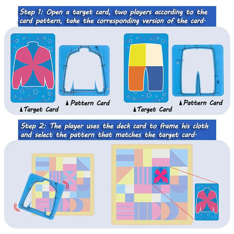 Tailor Master™ – Trainiert die Koordination von Hand und Auge – Schneider Kartenspiel