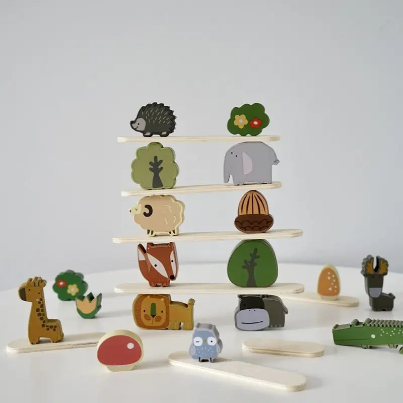 Animal Stackers™ - Intelligentes Stapeln - Holz Tiere Stapeln Spielzeug