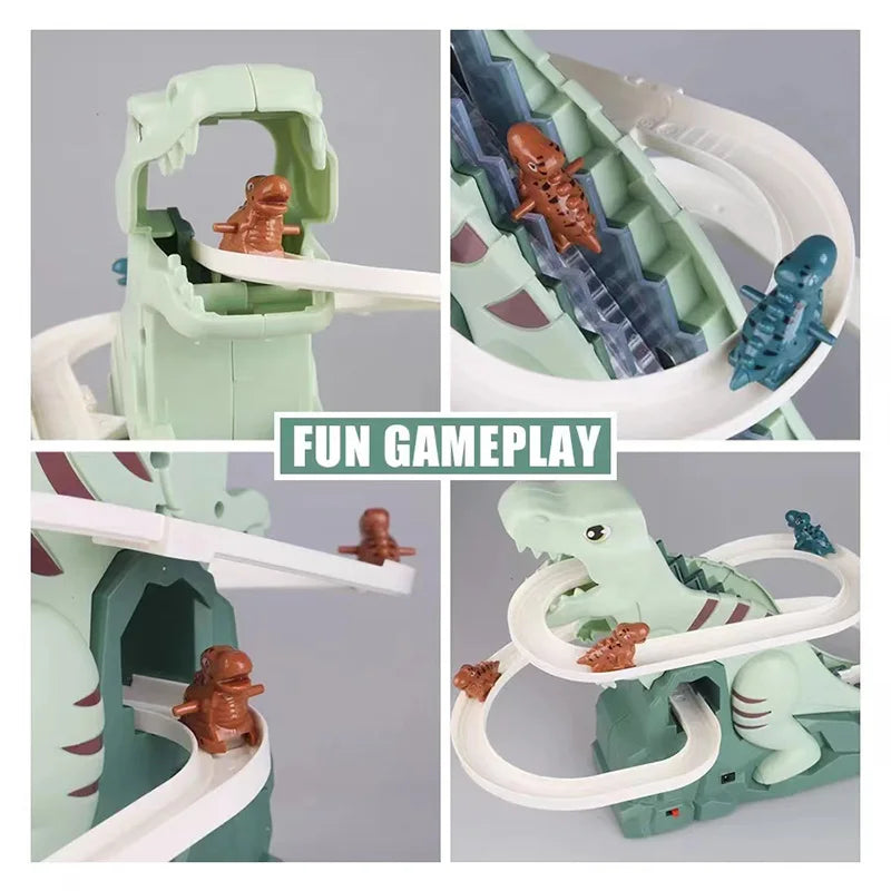 Dino Slide™ – Mini-Achterbahn-Spaß - Dino-Rutsche