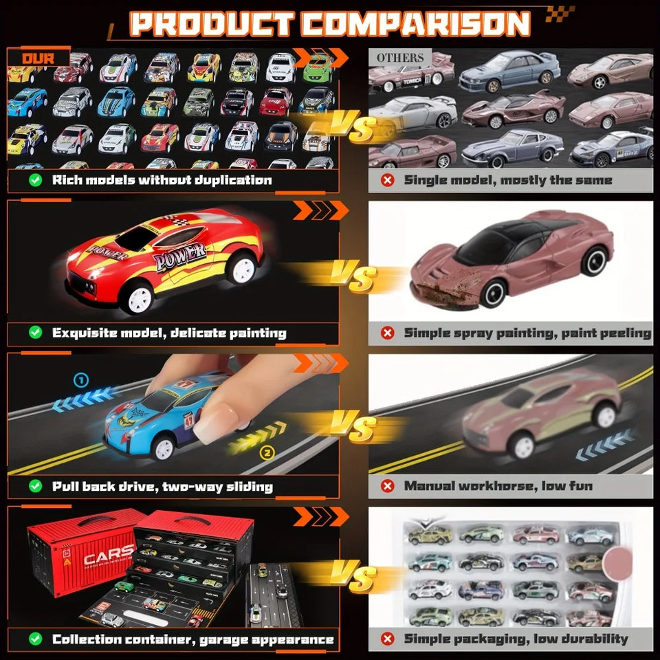Speed Wheels™ - Superschnell und hart im Nehmen - 48 Rennwagen