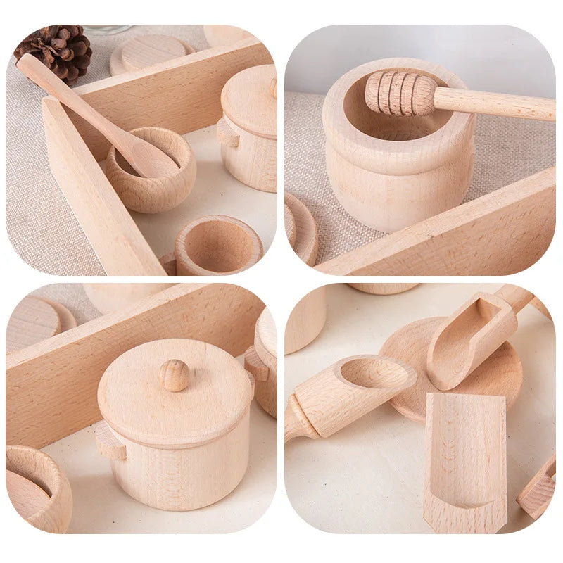 MiniMasterChef – Lehrreich & Unterhaltsam – Spielset „Holzküche“