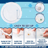 TinyWave – Fröhlich & entwicklungsfördernd – Sensorische Wassermatte für Babys