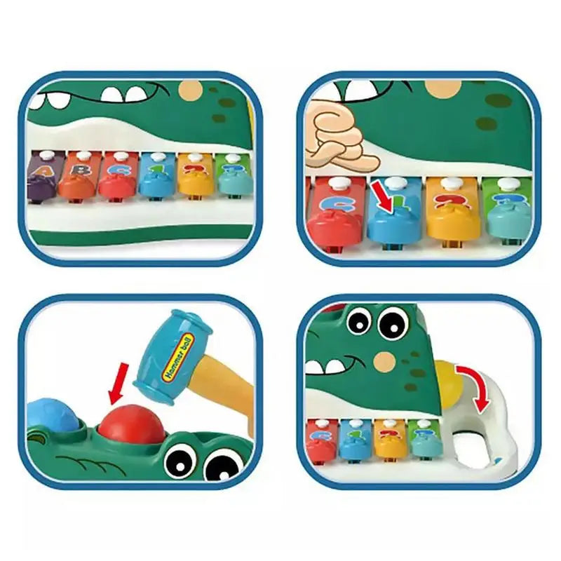 GatorBeats – Musikalisch & unterhaltsam – Hammer-Xylophon-Spielzeug