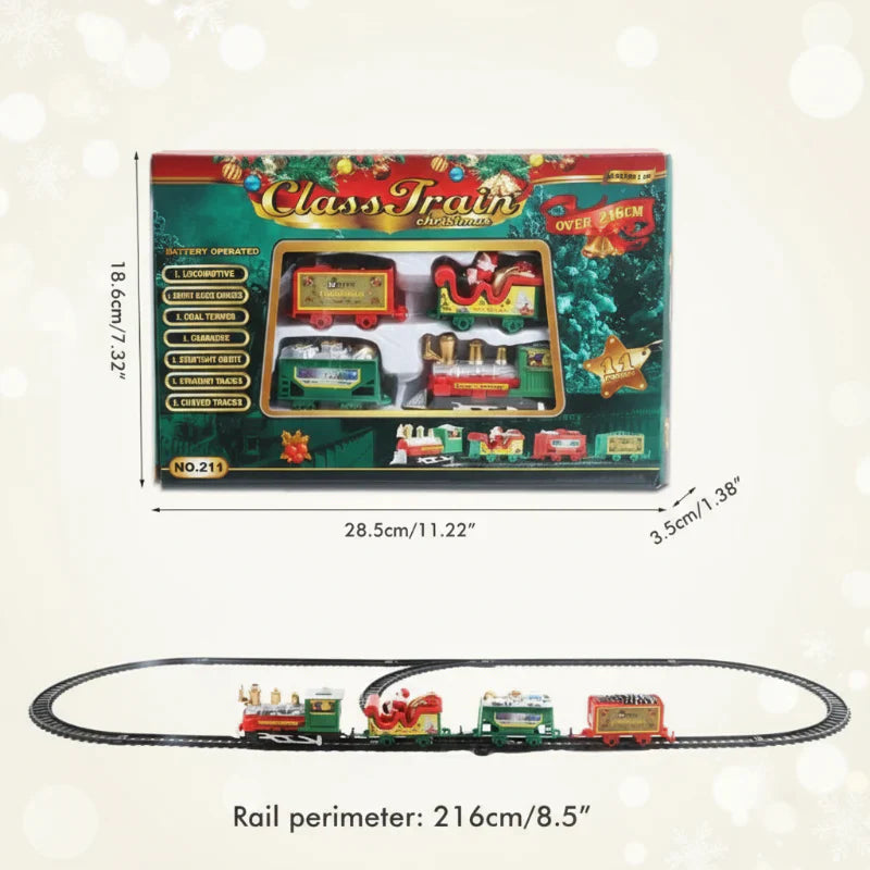 XmasTrain – Festlich & Unterhaltsam – Elektrisches Zugset für Weihnachten