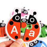 Wooden Letter Matching Game – Lernen & Spielen – Alphabet-Puzzle