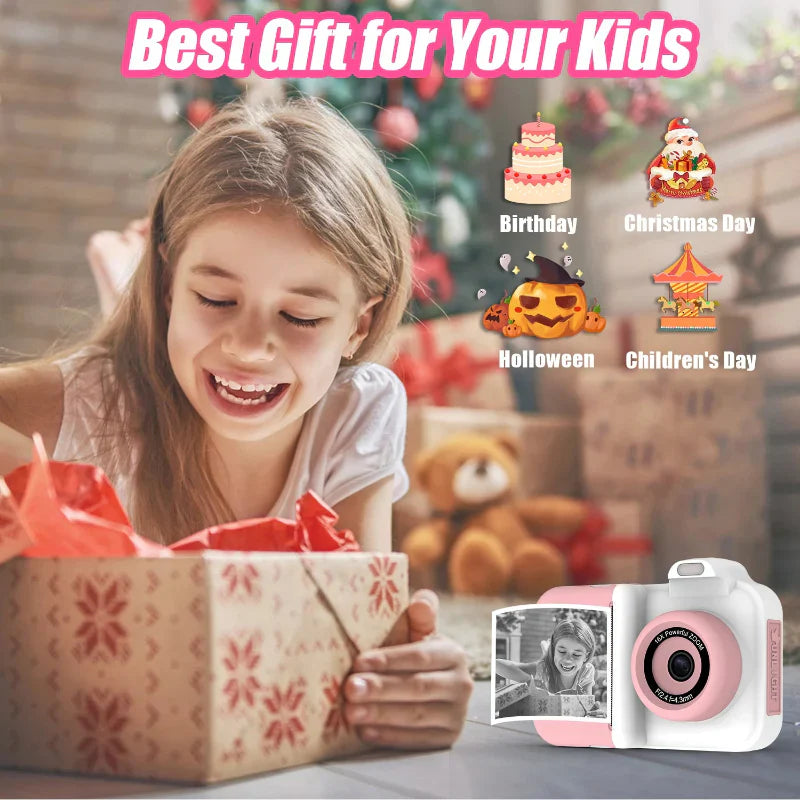 Instant Print Camera – Kreativ & interaktiv – Sofortbildkamera für Kinder