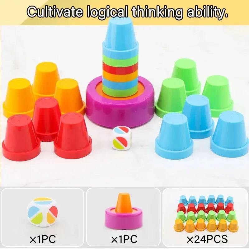 Color Cups™ - Intelligentes Stapeln - Stapelbecher-Set