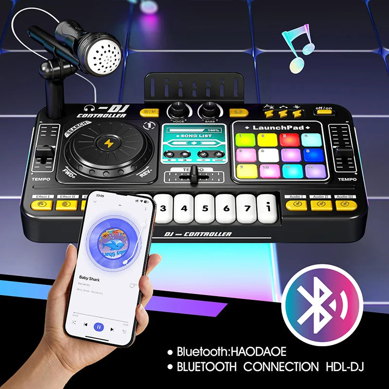 MiniDJ – Musikalisch & interaktiv – DJ-Mixer-Spielzeug