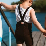 Mini Fashion™ - Praktische Schulterriemen - Kurze Latzhose