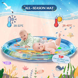 TinyWave – Fröhlich & entwicklungsfördernd – Sensorische Wassermatte für Babys