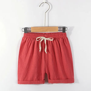 Mini Fashion™ - Schnelltrocknendes Material - Baumwolle-Leinen Short