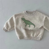 Mini Fashion™ - Niedlicher Dinosaurier Druck - Dino Pullover