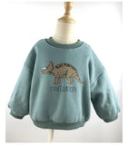 Mini Fashion™ - Niedlicher Dinosaurier Druck - Dino Pullover