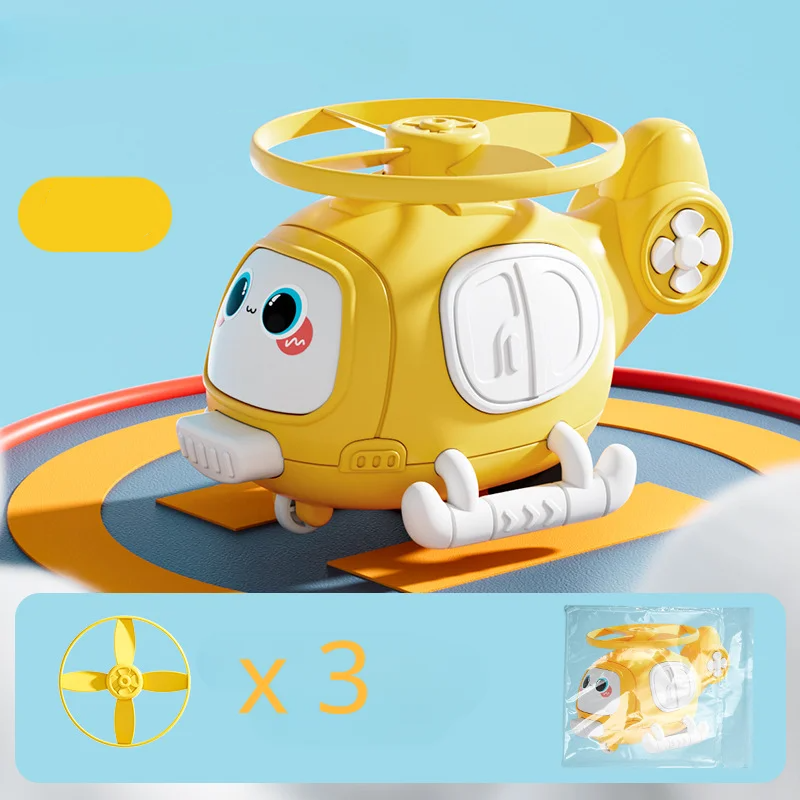 Hover Buddy™ – Luftiges Lächeln – Cartoon-Helikopter